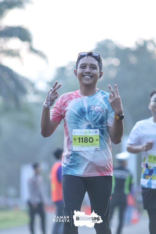 Race photo from Taman Budaya x BOGORUN 2025