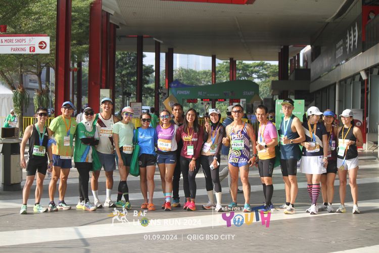 Race photo from BAF LIONS RUN 2024