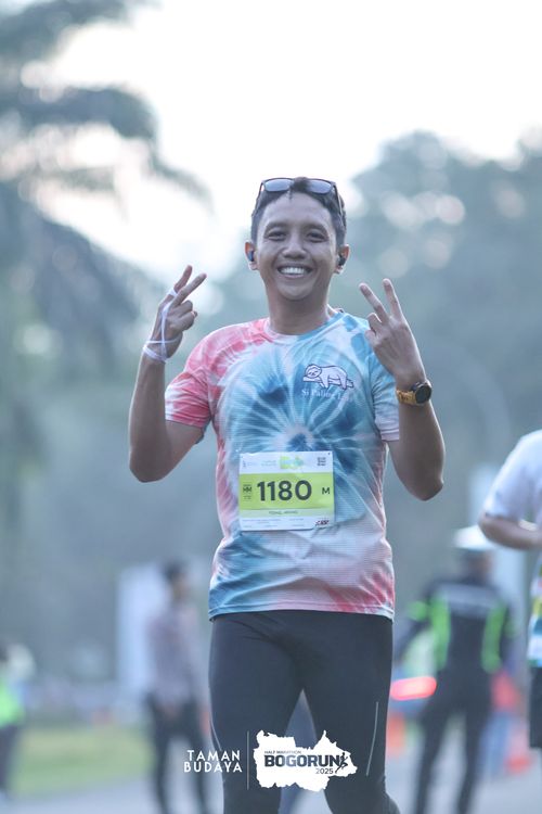 Race photo from Taman Budaya x BOGORUN 2025