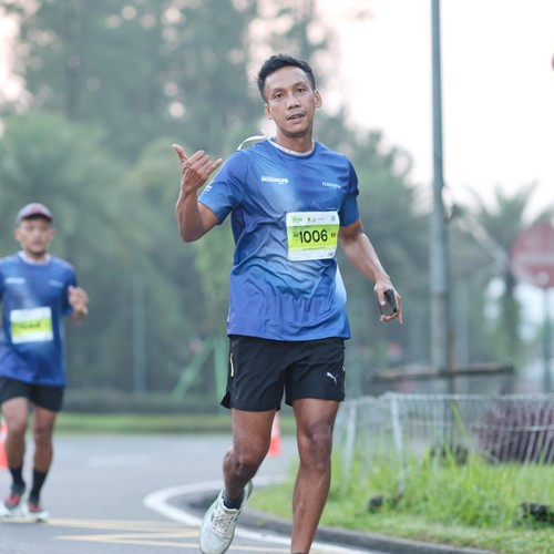 Race photo from BOGORUN 2026