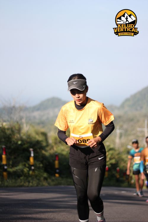 Race photo from Kelud Vertical Challenge 2024