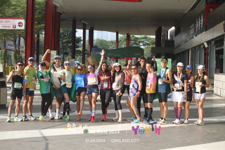 Race photo from BAF LIONS RUN 2024