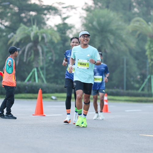 Race photo from BOGORUN 2026