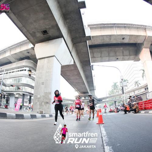 Race photo from SMARTFREN RUN 2026