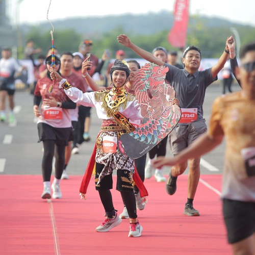 Race photo from KEDIRI HALF MARATHON 2026