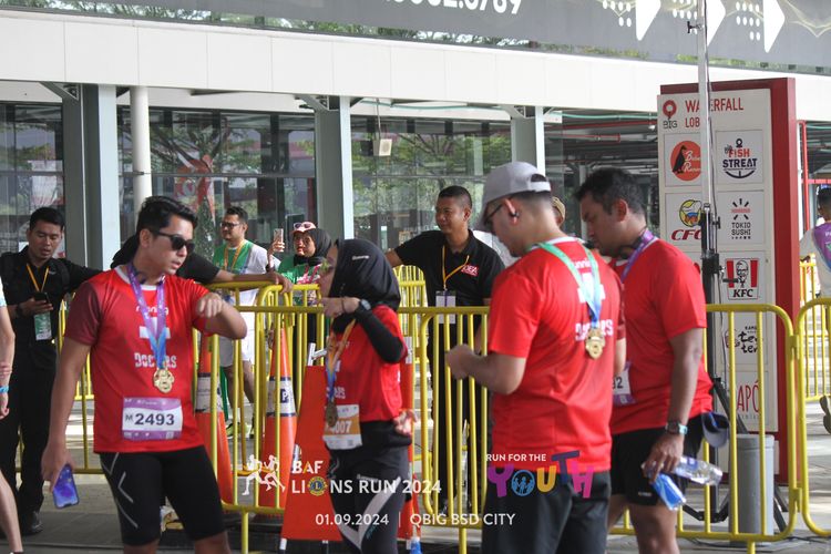 Race photo from BAF LIONS RUN 2024
