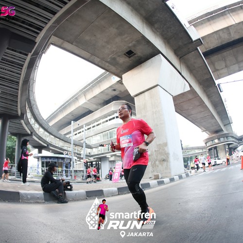 Race photo from SMARTFREN RUN 2026