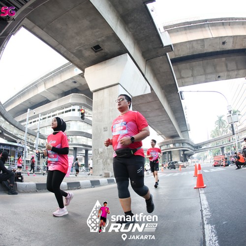 Race photo from SMARTFREN RUN 2026