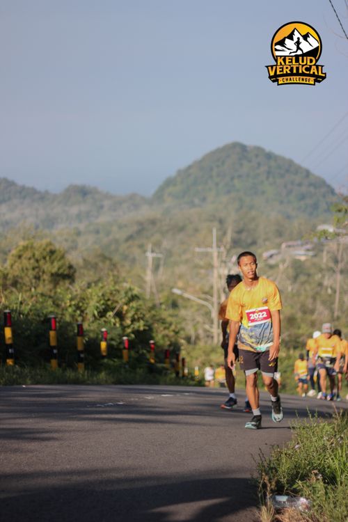 Race photo from Kelud Vertical Challenge 2024