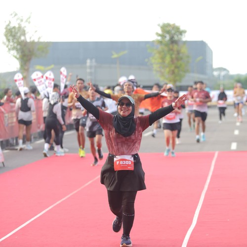 Race photo from KEDIRI HALF MARATHON 2026