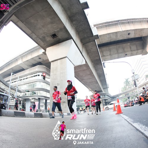 Race photo from SMARTFREN RUN 2026
