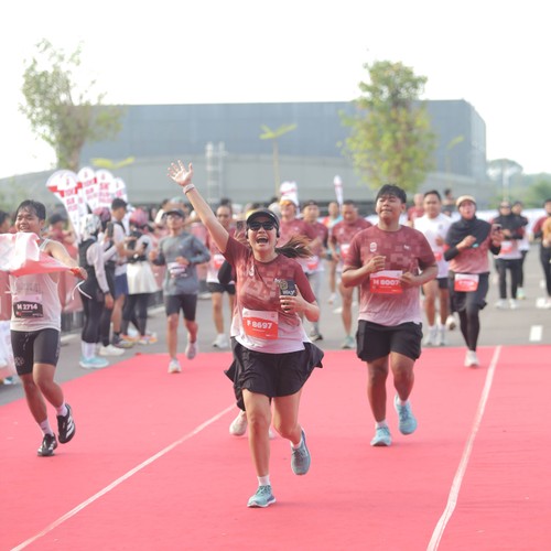 Race photo from KEDIRI HALF MARATHON 2026