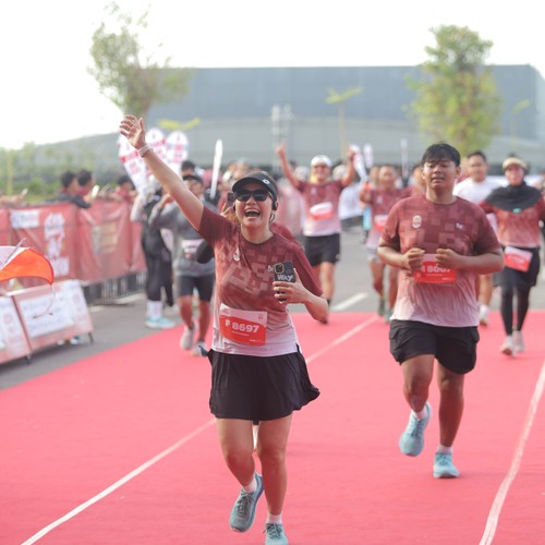 Race photo from KEDIRI HALF MARATHON 2026