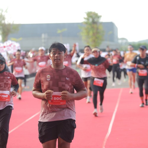 Race photo from KEDIRI HALF MARATHON 2026