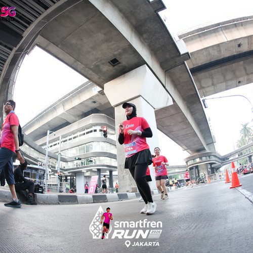 Race photo from SMARTFREN RUN 2026