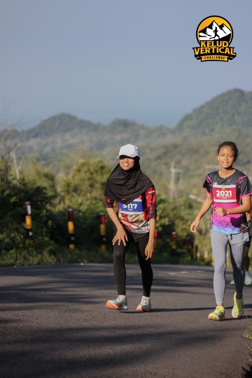 Race photo from Kelud Vertical Challenge 2024