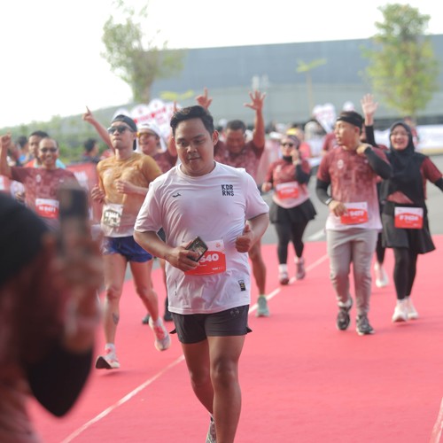 Race photo from KEDIRI HALF MARATHON 2026