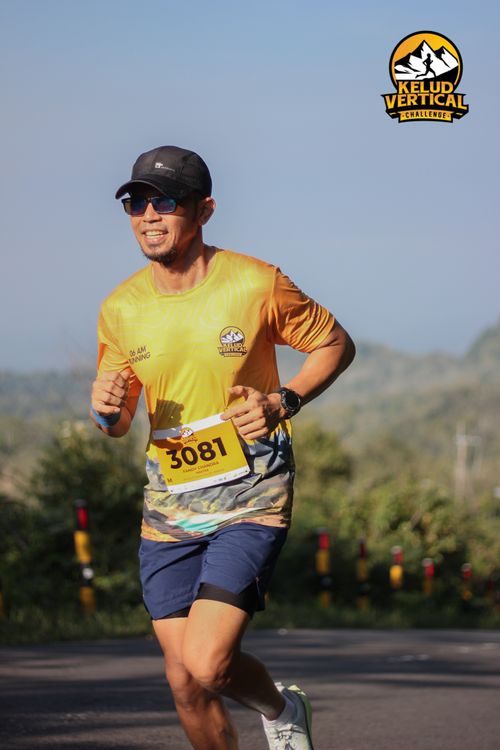 Race photo from Kelud Vertical Challenge 2024