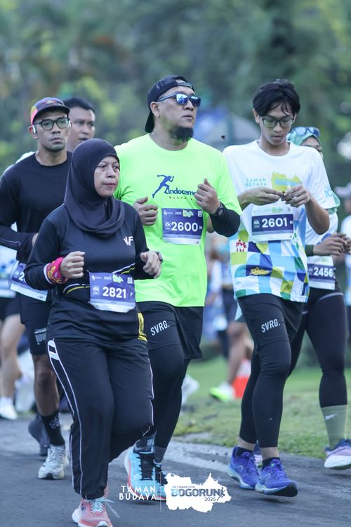Race photo from Taman Budaya x BOGORUN 2025