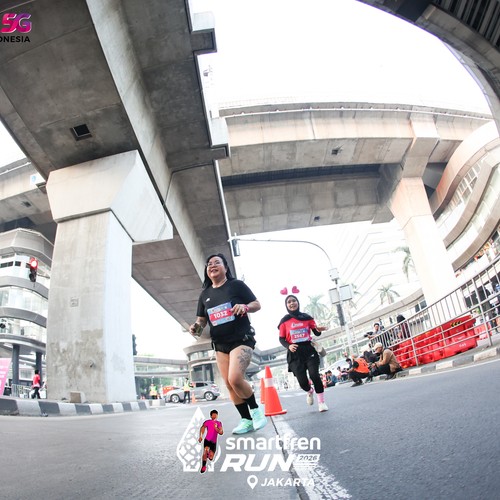 Race photo from SMARTFREN RUN 2026