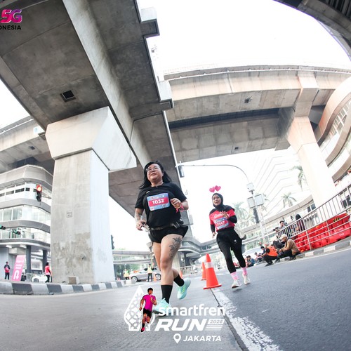 Race photo from SMARTFREN RUN 2026