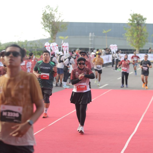 Race photo from KEDIRI HALF MARATHON 2026