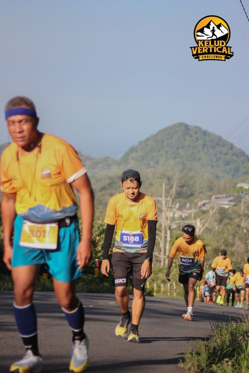 Race photo from Kelud Vertical Challenge 2024