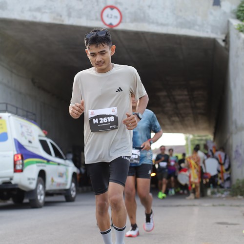 Race photo from KEDIRI HALF MARATHON 2026