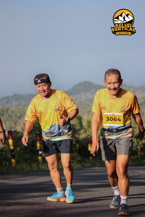 Race photo from Kelud Vertical Challenge 2024