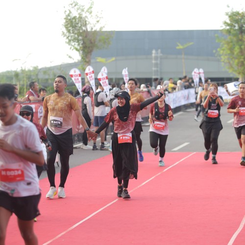 Race photo from KEDIRI HALF MARATHON 2026