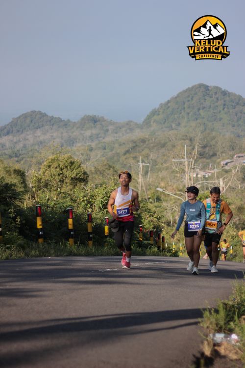 Race photo from Kelud Vertical Challenge 2024