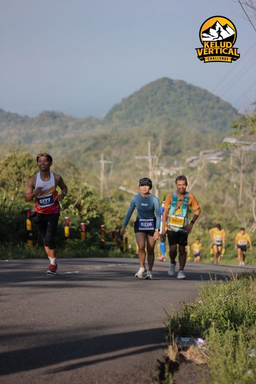 Race photo from Kelud Vertical Challenge 2024