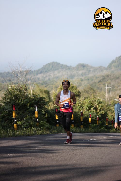 Race photo from Kelud Vertical Challenge 2024
