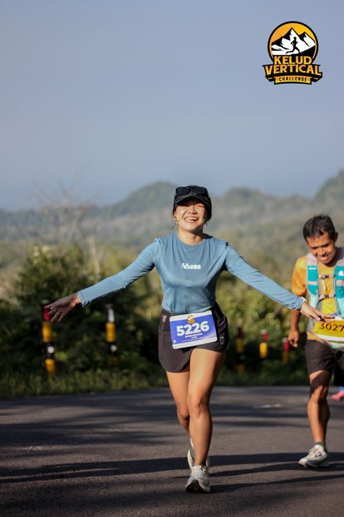 Race photo from Kelud Vertical Challenge 2024