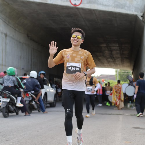 Race photo from KEDIRI HALF MARATHON 2026