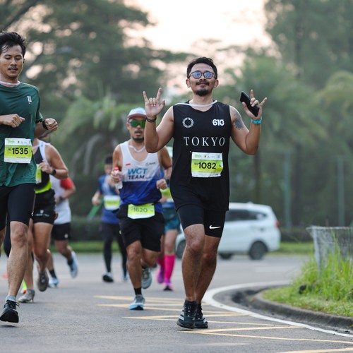 Race photo from BOGORUN 2026