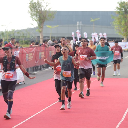 Race photo from KEDIRI HALF MARATHON 2026