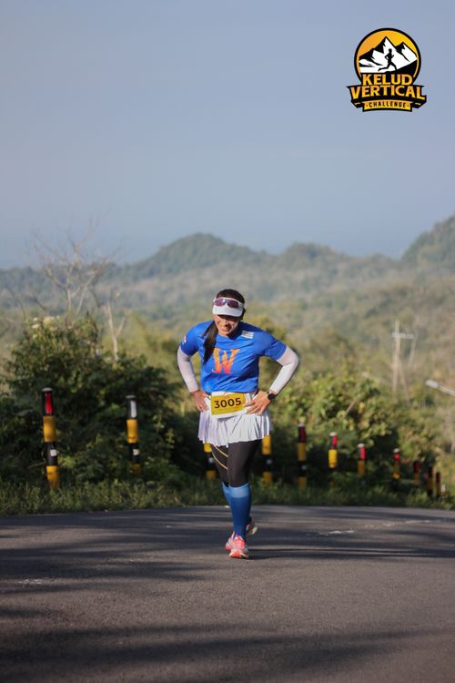 Race photo from Kelud Vertical Challenge 2024