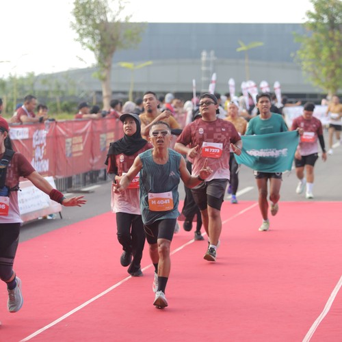 Race photo from KEDIRI HALF MARATHON 2026