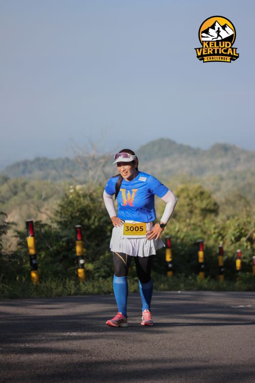 Race photo from Kelud Vertical Challenge 2024