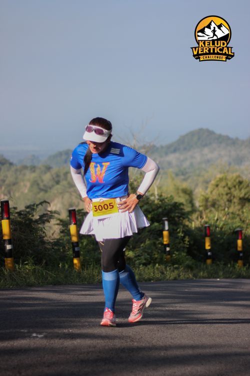 Race photo from Kelud Vertical Challenge 2024
