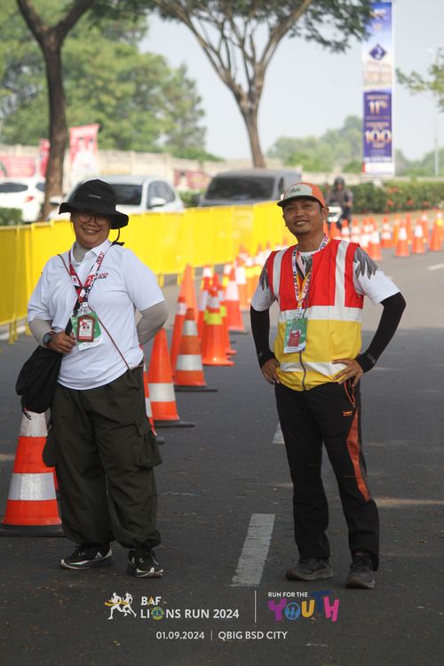 Race photo from BAF LIONS RUN 2024