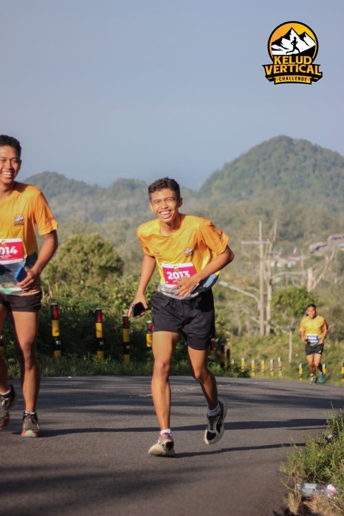 Race photo from Kelud Vertical Challenge 2024