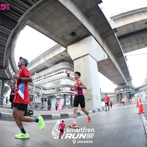 Race photo from SMARTFREN RUN 2026