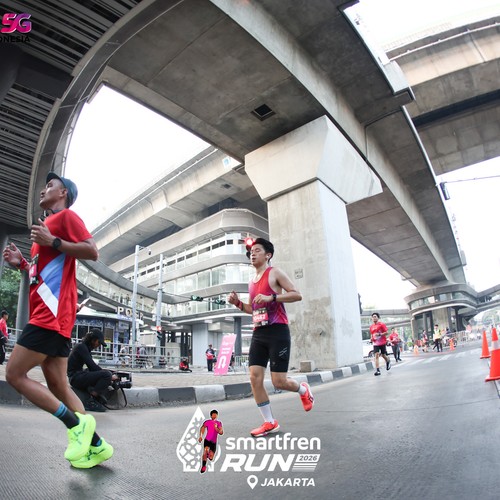 Race photo from SMARTFREN RUN 2026