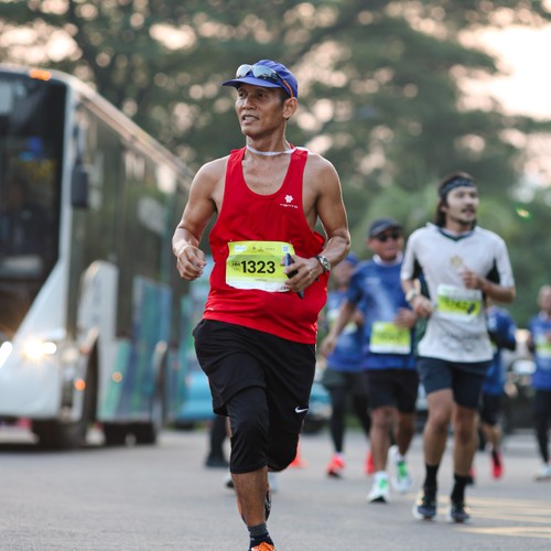 Race photo from BOGORUN 2026