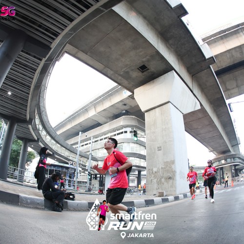 Race photo from SMARTFREN RUN 2026