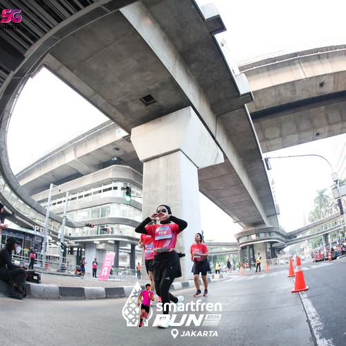Race photo from SMARTFREN RUN 2026
