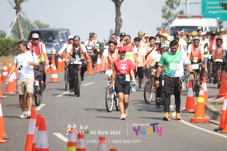 Race photo from BAF LIONS RUN 2024