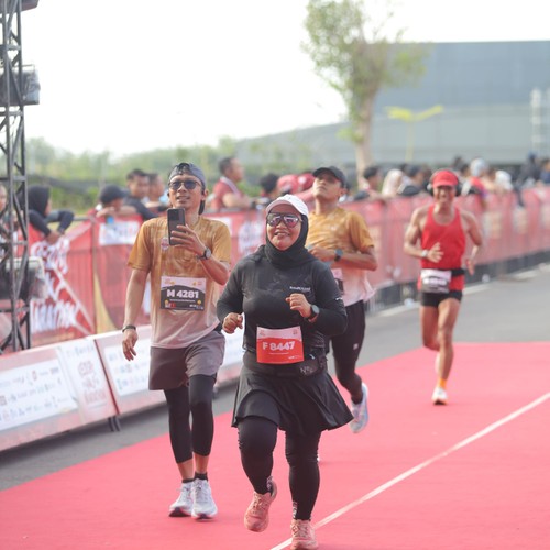 Race photo from KEDIRI HALF MARATHON 2026